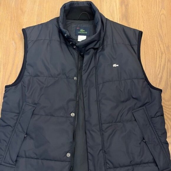 Lacoste - Men's Water-Repellent Puffer Vest - Picture 1 of 5